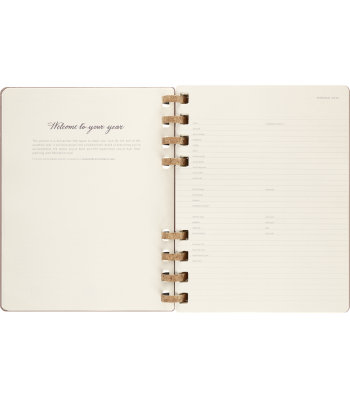 Великий Щотижневик Moleskine 2024 Spiral Мигдальний