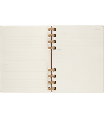 Великий Щотижневик Moleskine 2024 Spiral Мигдальний