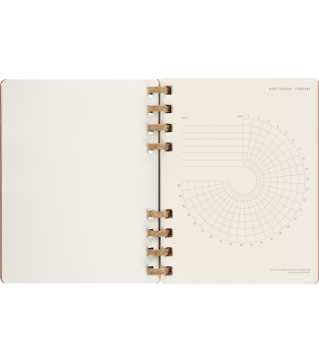 Великий Щотижневик Moleskine 2024 Spiral Мигдальний