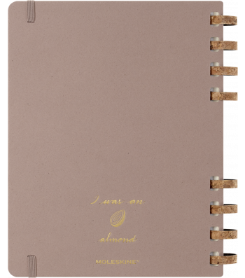 Великий Щотижневик Moleskine 2024 Spiral Мигдальний