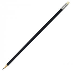 Олівець Promotional pencil Шестигранний Чорний