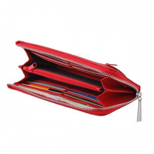 Кошелек Black Brier на молнии с карманом WW2 red