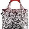 Сумка для покупок складная LOQI KEITH HARING Untitled