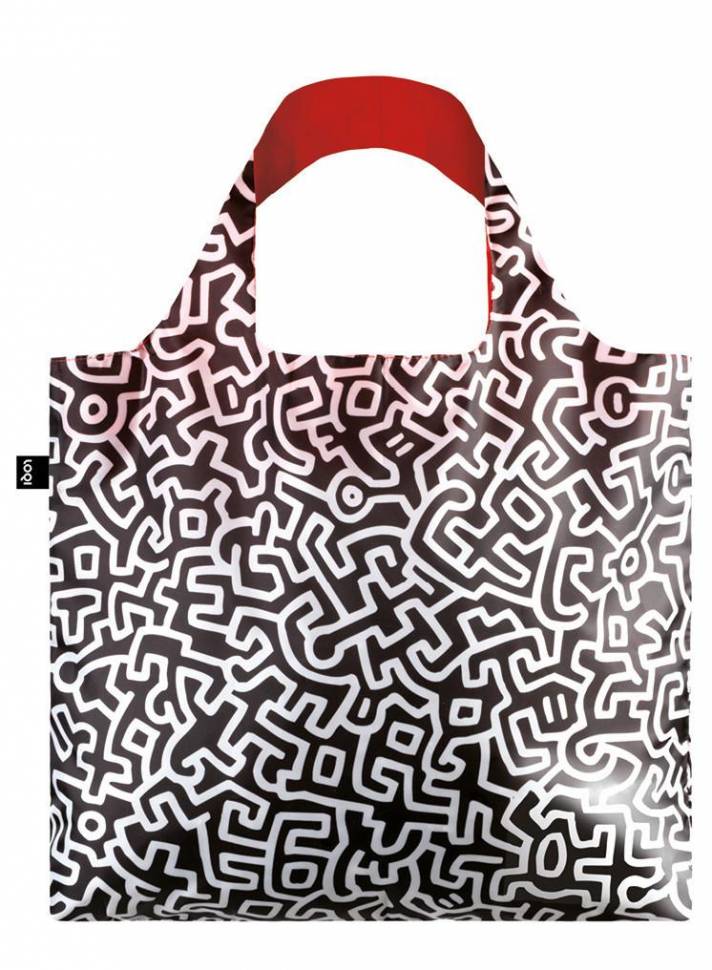 Сумка для покупок складная LOQI KEITH HARING Untitled