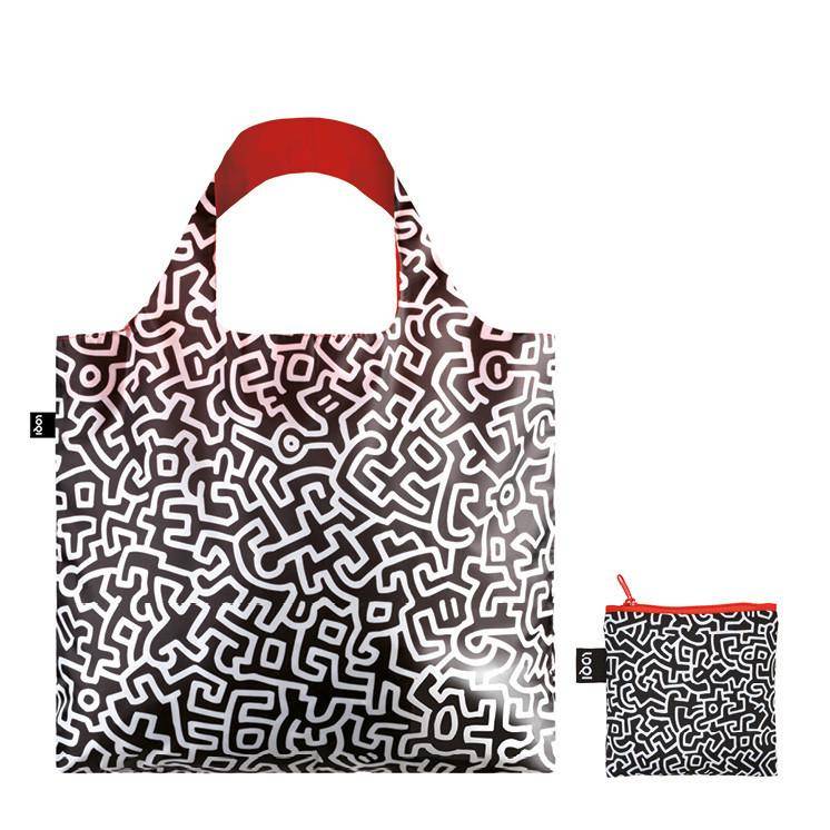 Сумка для покупок складная LOQI KEITH HARING Untitled