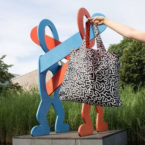 Сумка для покупок складная LOQI KEITH HARING Untitled