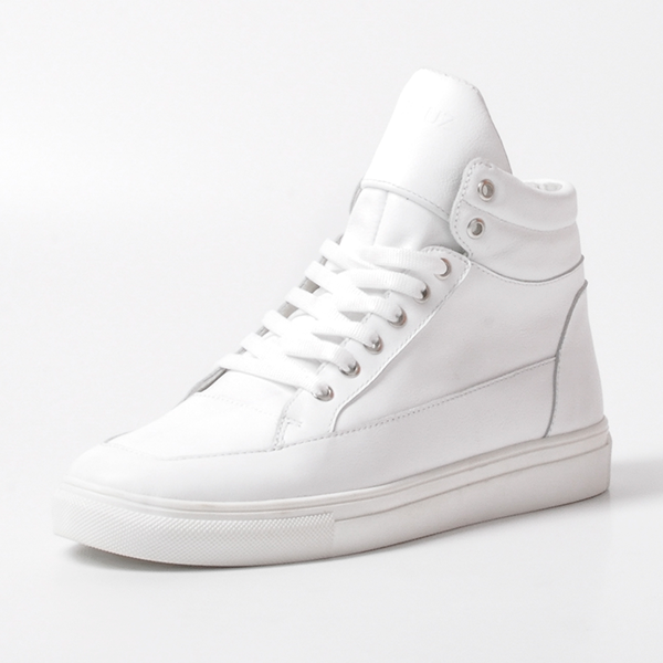 Кожаные кеды Jizuz Industry White