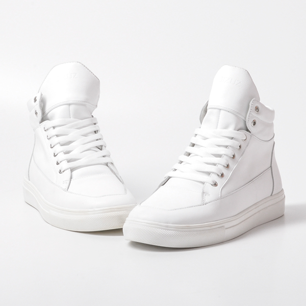 Кожаные кеды Jizuz Industry White