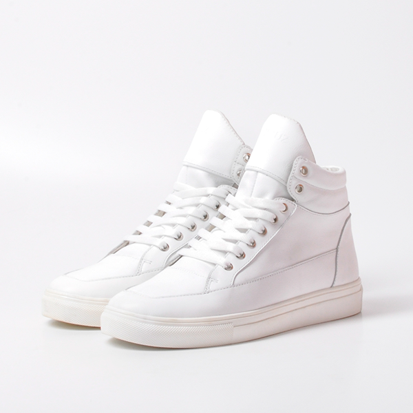 Кожаные кеды Jizuz Industry White