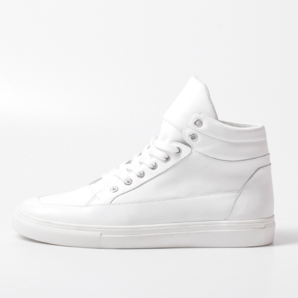 Кожаные кеды Jizuz Industry White