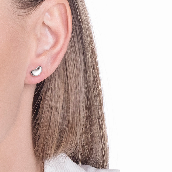 Серьги PJ Фасолинка из серебра