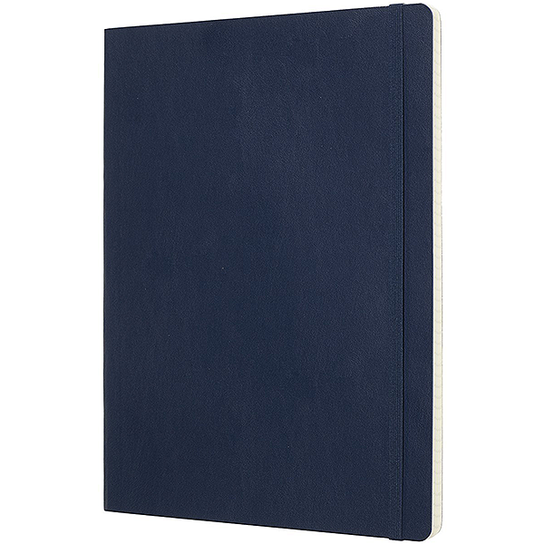 Большой блокнот Moleskine Classic Синий Мягкая обложка клетка
