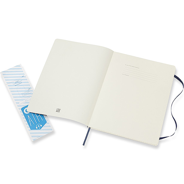 Большой блокнот Moleskine Classic Синий Мягкая обложка клетка