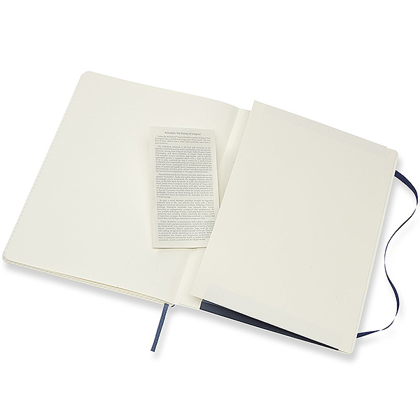 Большой блокнот Moleskine Classic Синий Мягкая обложка клетка