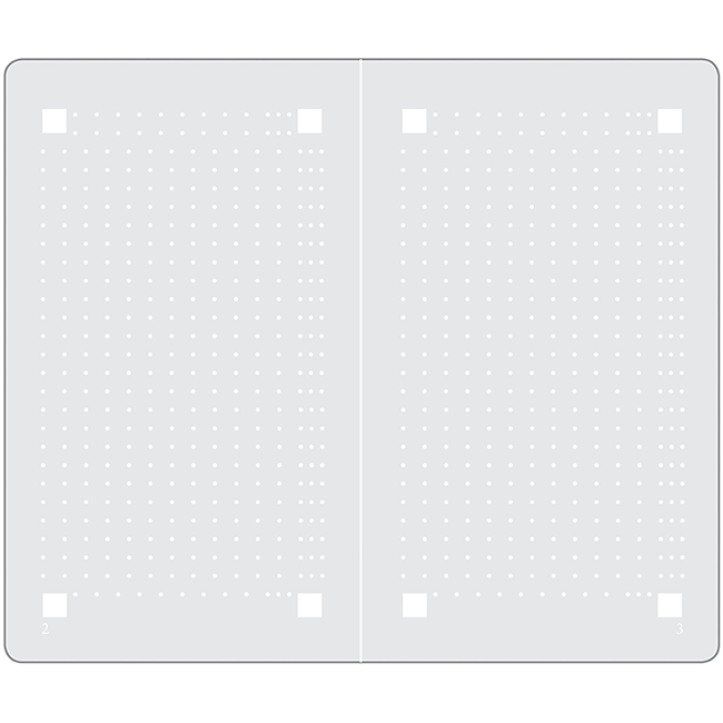 Блокнот Leuchtturm1917 WhiteLines MasterSlim Черный Точка (345310) с отрывными листами