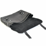 Кожаный мужской портфель AV2 Черный (B665)