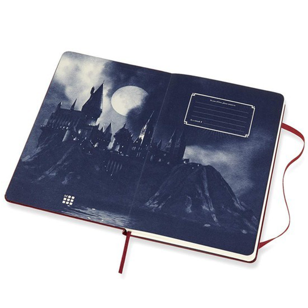 Средний блокнот Moleskine Harry Potter Красный Линия
