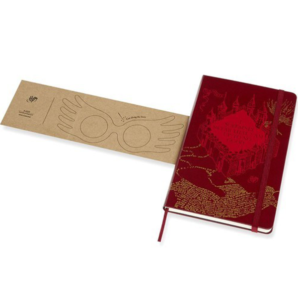 Средний блокнот Moleskine Harry Potter Красный Линия