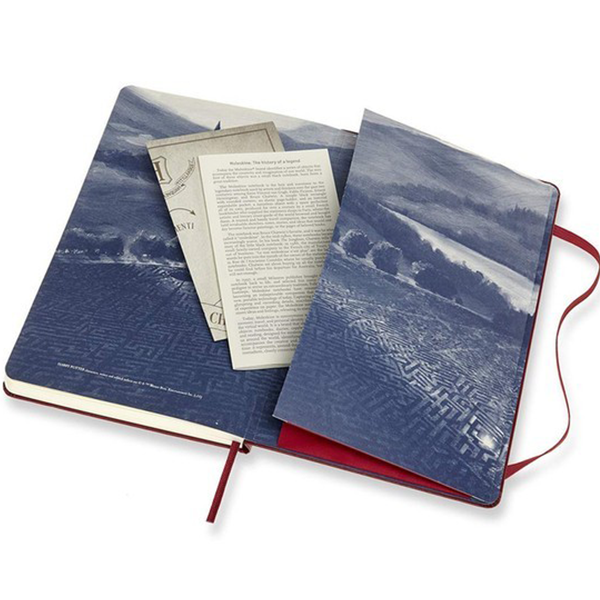 Средний блокнот Moleskine Harry Potter Красный Линия