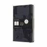 Блокнот Moleskine Blend 19 Средний Линия Черный Канва