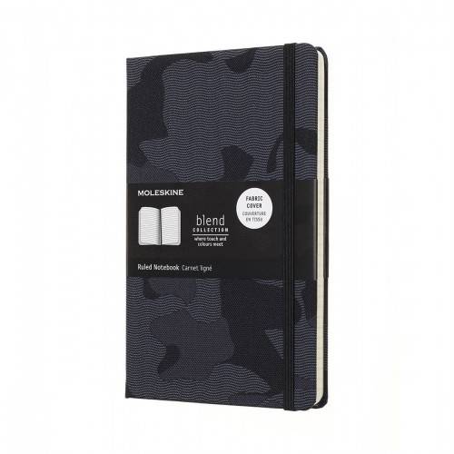 Блокнот Moleskine Blend 19 Средний Линия Черный Канва