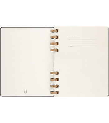 Великий Щотижневик Moleskine 2024 Spiral Чорний