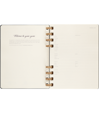 Великий Щотижневик Moleskine 2024 Spiral Чорний