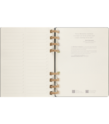 Великий Щотижневик Moleskine 2024 Spiral Чорний