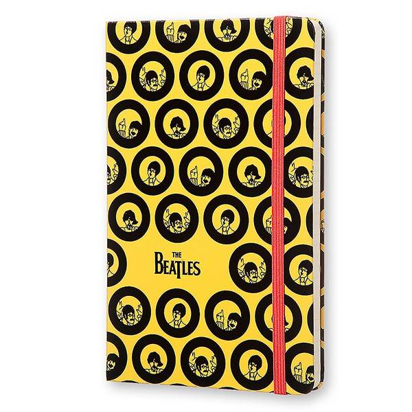 Средний блокнот Moleskine Beatles Линия Желтый