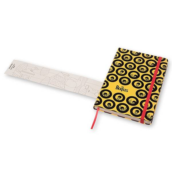 Средний блокнот Moleskine Beatles Линия Желтый