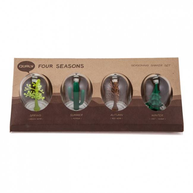 Набір шейкерів для солі і спецій Qualy Four Seasons