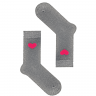Носки высокие MySox Love Silver с люрексом