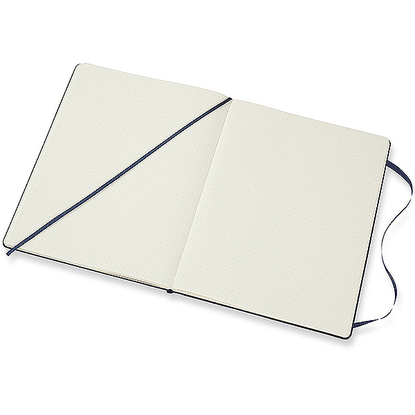 Великий блокнот Moleskine Classic Синій Тверда обкладинка Точка