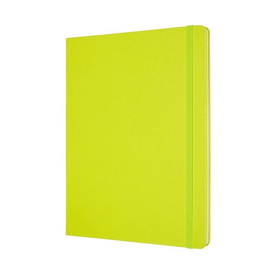 Большой блокнот Moleskine Classic Лимонный Зеленый чистые листы