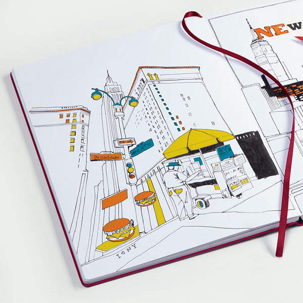 Скетчбук для маркеров Leuchtturm1917 Medium Landscape Винный (362367)