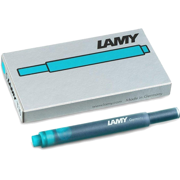 Картриджи Lamy T10 с чернилами для перьевых ручек Lamy 5 шт Бирюзовые