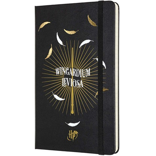 Средний блокнот Moleskine Harry Potter Черный Линия