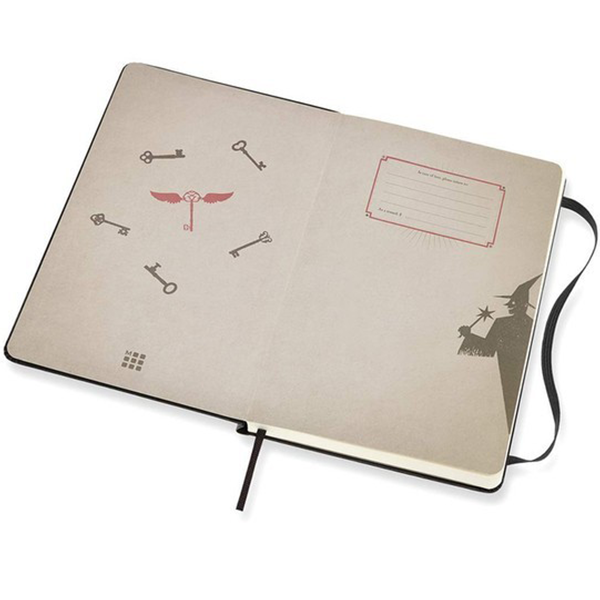 Средний блокнот Moleskine Harry Potter Черный Линия