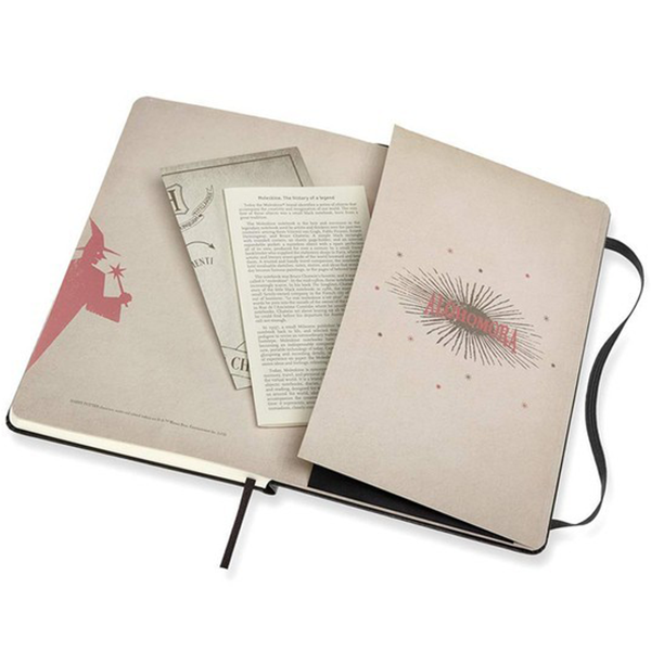Средний блокнот Moleskine Harry Potter Черный Линия