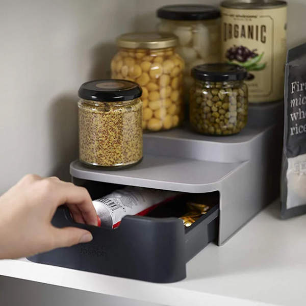 Органайзер Кухонных Многоуровневый Joseph Joseph CupboardStore Серый