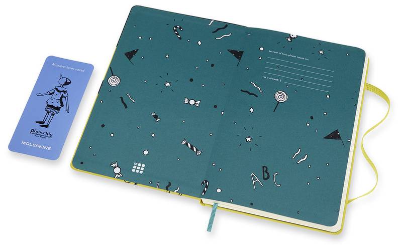 Средний Блокнот Moleskine Pinocchio Линия Желтый