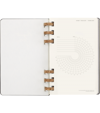 Середній Щотижневик Moleskine 2026 Spiral Чорний