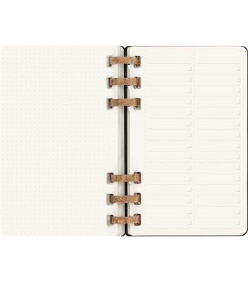 Середній Щотижневик Moleskine 2026 Spiral Чорний