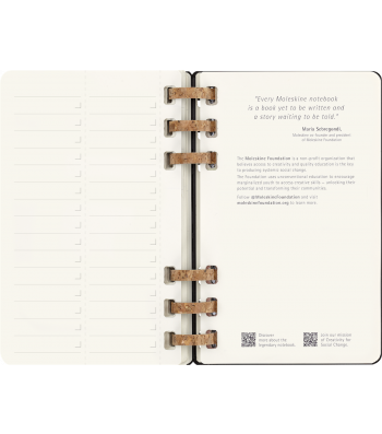 Середній Щотижневик Moleskine 2026 Spiral Чорний