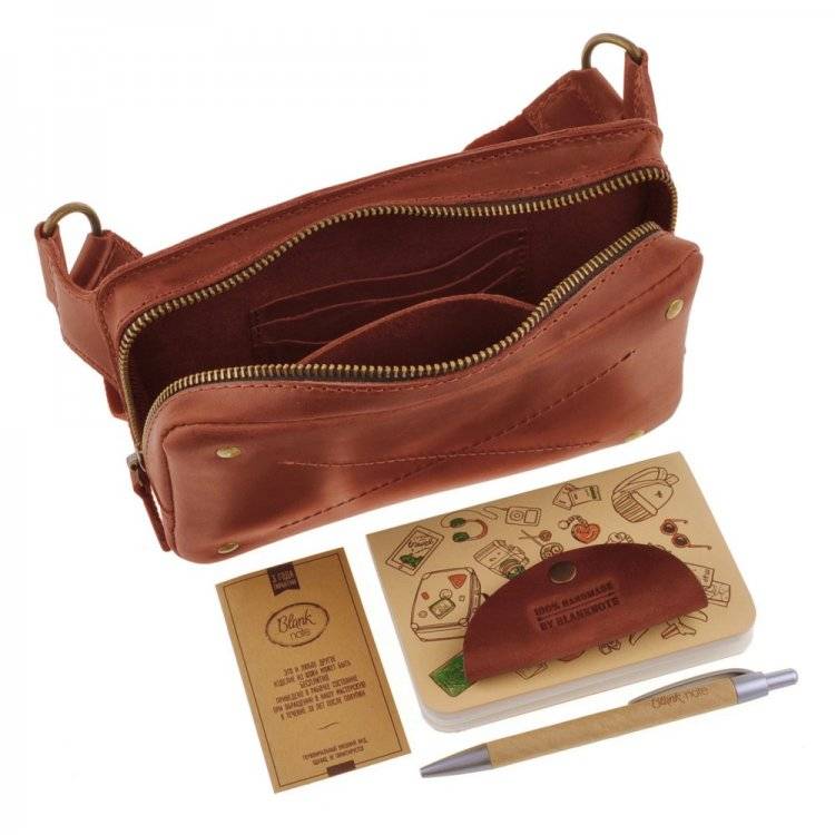 Сумка на пояс BlankNote DropBag Коньяк