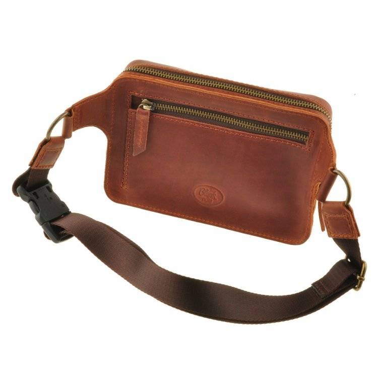 Сумка на пояс BlankNote DropBag Коньяк