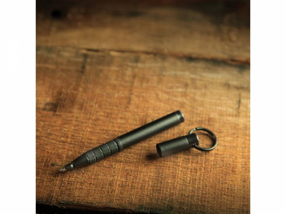 Ручка-брелок Fisher Space Pen Треккер Черная в тактической упаковке