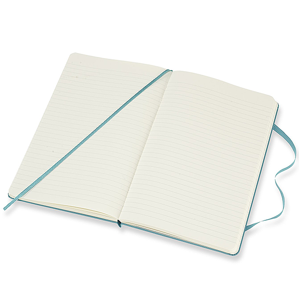 Середній блокнот Moleskine Classic Тверда обкладинка Океанський синій Лінія