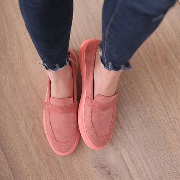 Замшевые мокасины Jizuz розовые