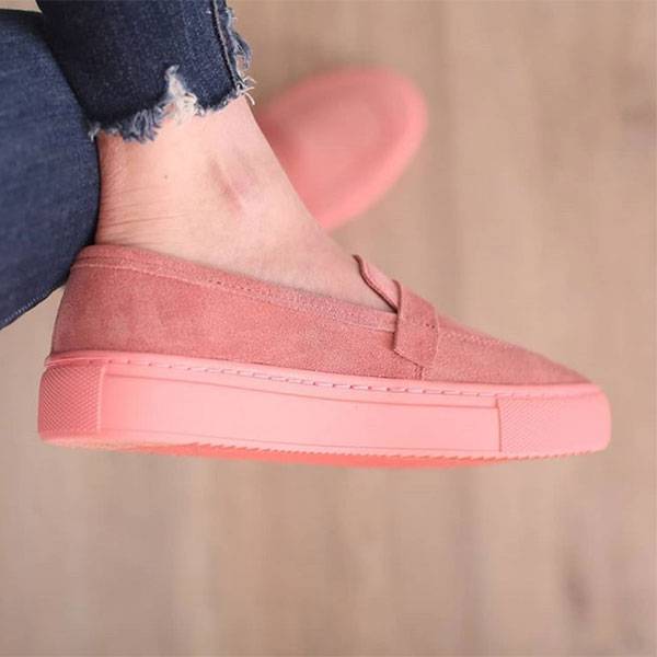 Замшевые мокасины Jizuz розовые